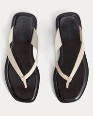 The Leather Flip Flop | Canvas