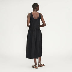 The Poplin Summer Dress | Black