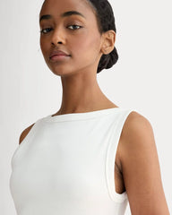 The Selfie Tank Dress | White