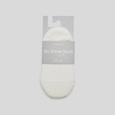 The Organic Cotton No-Show Sock 3-Pack | White