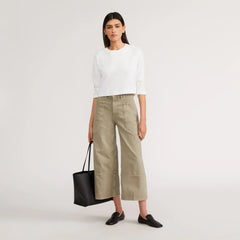 The Way-High® Gardener Cropped Jean | Moss