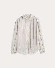 The Must-Have Shirt in Linen | Gardenia/Meteorite