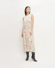 The Satin Racerback Slip Dress | Whisper Pink Moonsplatter