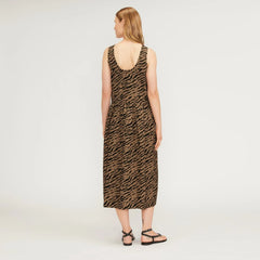 The Poplin Summer Dress | Tiger Stripe Toasted Coconut