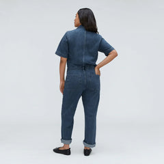 The Supersoft Jean Coverall | Work Blue