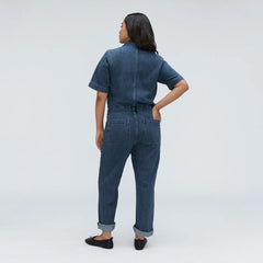 The Supersoft Jean Coverall | Work Blue