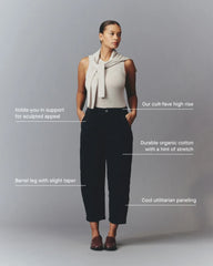 The Utility Barrel Pant | Rosewood | Tall