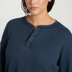 The Organic Cotton Waffle Henley | Atlantic