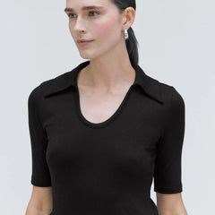 The Super-Soft Short Sleeve Polo | Black