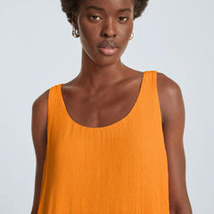 The Naia™ Ripple Tank Dress | Turmeric