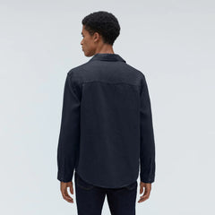 The Long Sleeve Linen Camp Shirt | Deep Navy