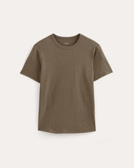 The Cotton Linen Tee | Deep Taupe