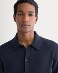 Ultrasoft Button-Down Sweater | Navy