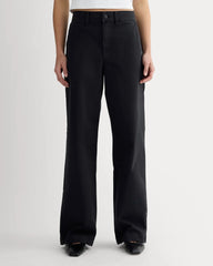 The Wide-Leg Chino | Black