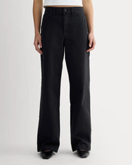 The Wide-Leg Chino | Black
