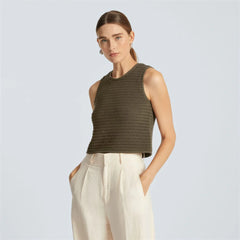The Crochet Knit Cami | Beech