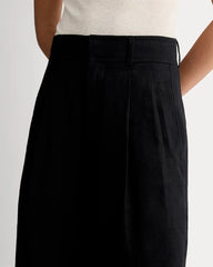 The Linen Way-High® Drape Pant | Black