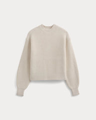 Cropped Ribbed Crew in Everyday Cotton | Canvas