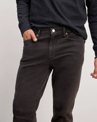The Organic Cotton Straight-Leg Jean | Washed Black