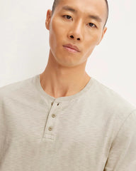 The Slub Long-Sleeve Henley | Pelican