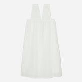 The Eyelet Smock Dress | White
