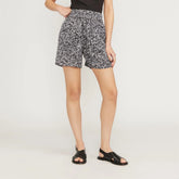 The Satin Pull-On Short | Splatter