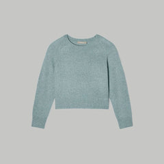 The Cashmere Boxy Crew | Spring Lake Twist