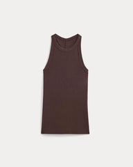 Luxe Rib Racerback Tank | Coffee Bean