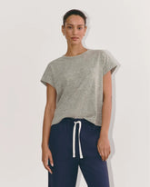 The Perform Tee | Heathered Grey / Olive