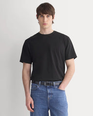 Archive Standard-Fit Cotton Crew | Black