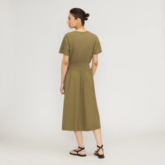 The Organic Cotton Waisted Dress | Kalamata