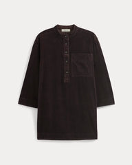 The Corduroy Mini Dress | Dark Chocolate
