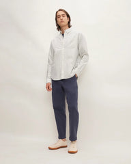 The Classic Oxford Shirt | Bone/Navy | Tall