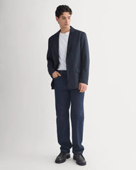Tropical Wool Blazer | Dark Navy
