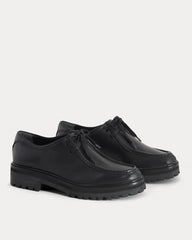 Leather Lug Chukka | Black