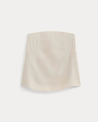 Tube Top in Stretch Linen | Birch
