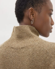 The Cozy Stretch Turtleneck Dress | Heathered Toasted Coconut