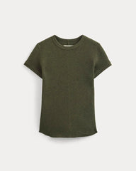 Shrunken Tee in Cozy Waffle | Heather Beech