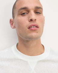 The Premium-Weight Relaxed Crew | White