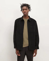 The Relaxed Corduroy Shirt | Black