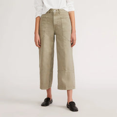 The Way-High® Gardener Cropped Jean | Moss