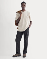 Oversized Midweight Tee | Heathered Oatmeal