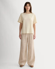 The Boyfriend Tee in Essential Cotton | Parchment