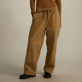 The Canvas Organic Cotton Pull-On Pant | Cappuccino