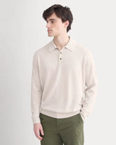 Ultrasoft Polo Sweater | Heathered Oat