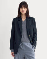 The Oversized Blazer in Buttersmooth | Navy