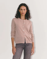 The Classic Cardigan in Cashmere | Dusty Rose