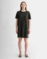 The Organic Cotton Weekend Tee Dress | Washed Black