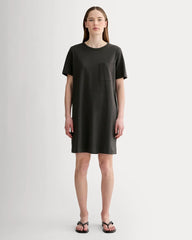 The Organic Cotton Weekend Tee Dress | Washed Black