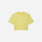 The Organic Cotton Cropped Tee | Acacia / Tan